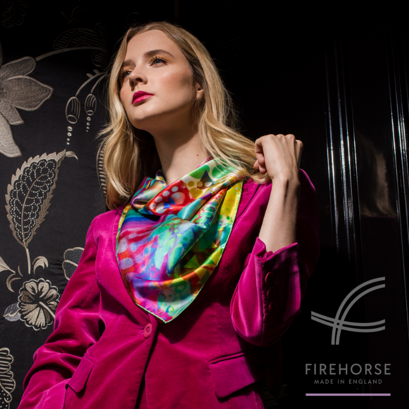 Firehorse Luxury Silk Scarves